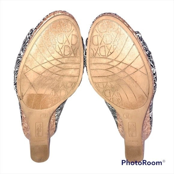 Deflex Comfort Floral Wedges Size 9 - Picture 5 of 7